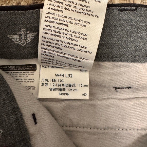 Dockers Black Chinos Classic Straight Leg - Picture 2 of 2